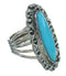 Southwest Silver Turquoise Jewelry Ring Size 8-1/4 QX86066